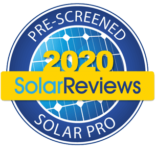 2020 Solar Reviews Pre Screened Solar Pro Award